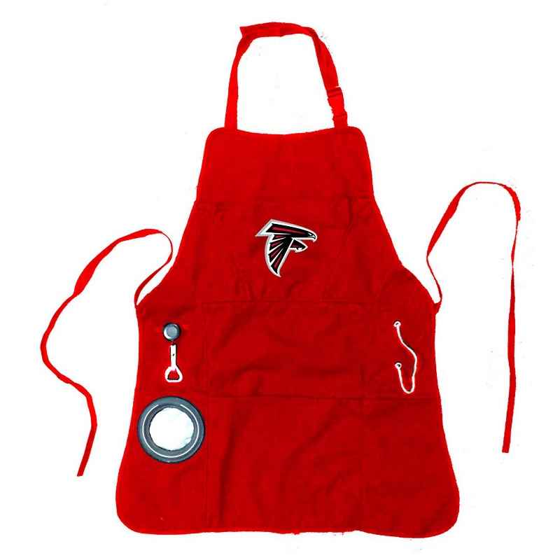 Deluxe Cotton Canvas NFL Team Pride Grilling/Cooking Apron - Atlanta Falcons